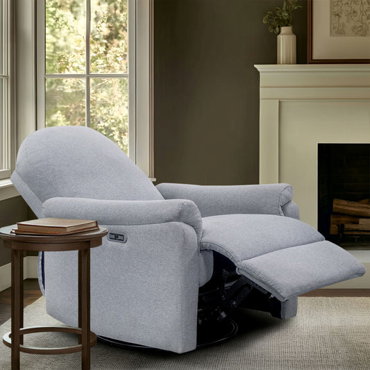 Elio Power Recliner 3-in-1 with Swivel, Glider, Charging Station