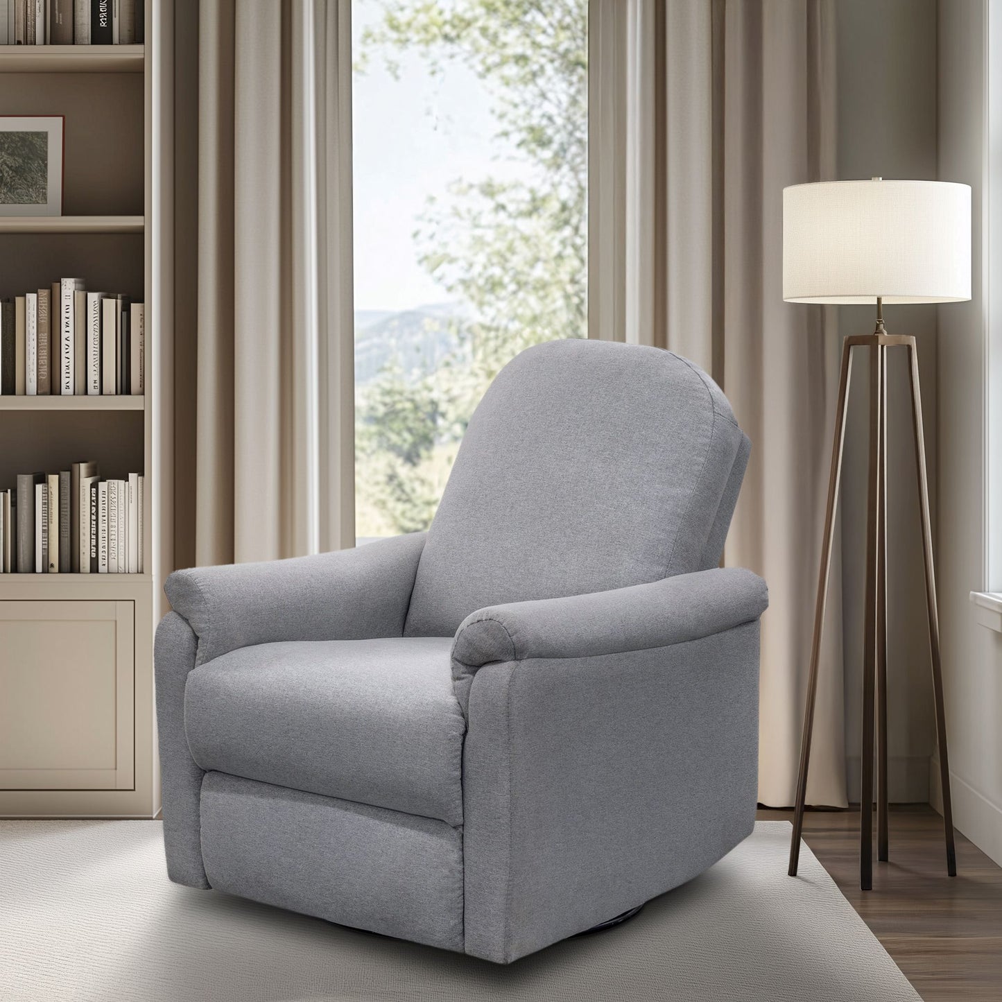 Elio Power Recliner 3-in-1 with Swivel, Glider, Charging Station