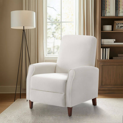 Marena Upholstered Manual Push Back Recliner