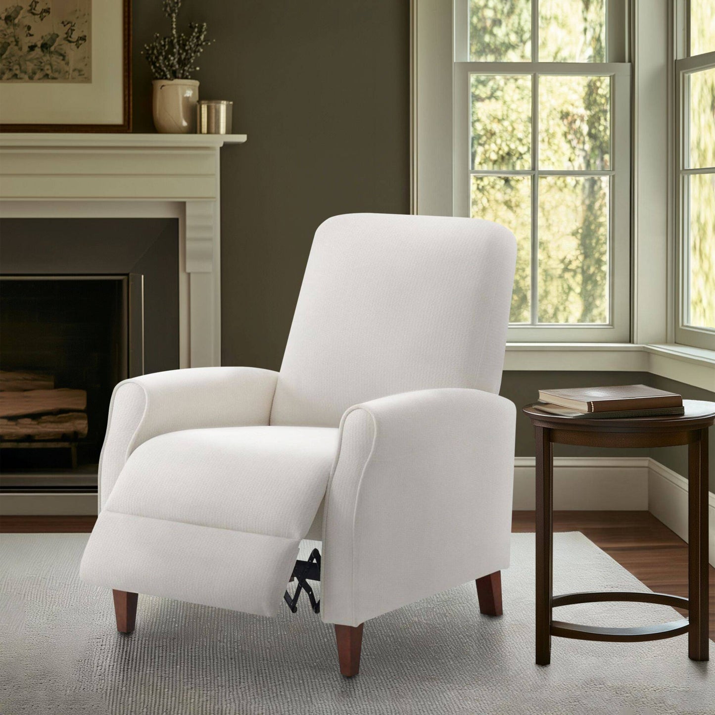 Marena Upholstered Manual Push Back Recliner