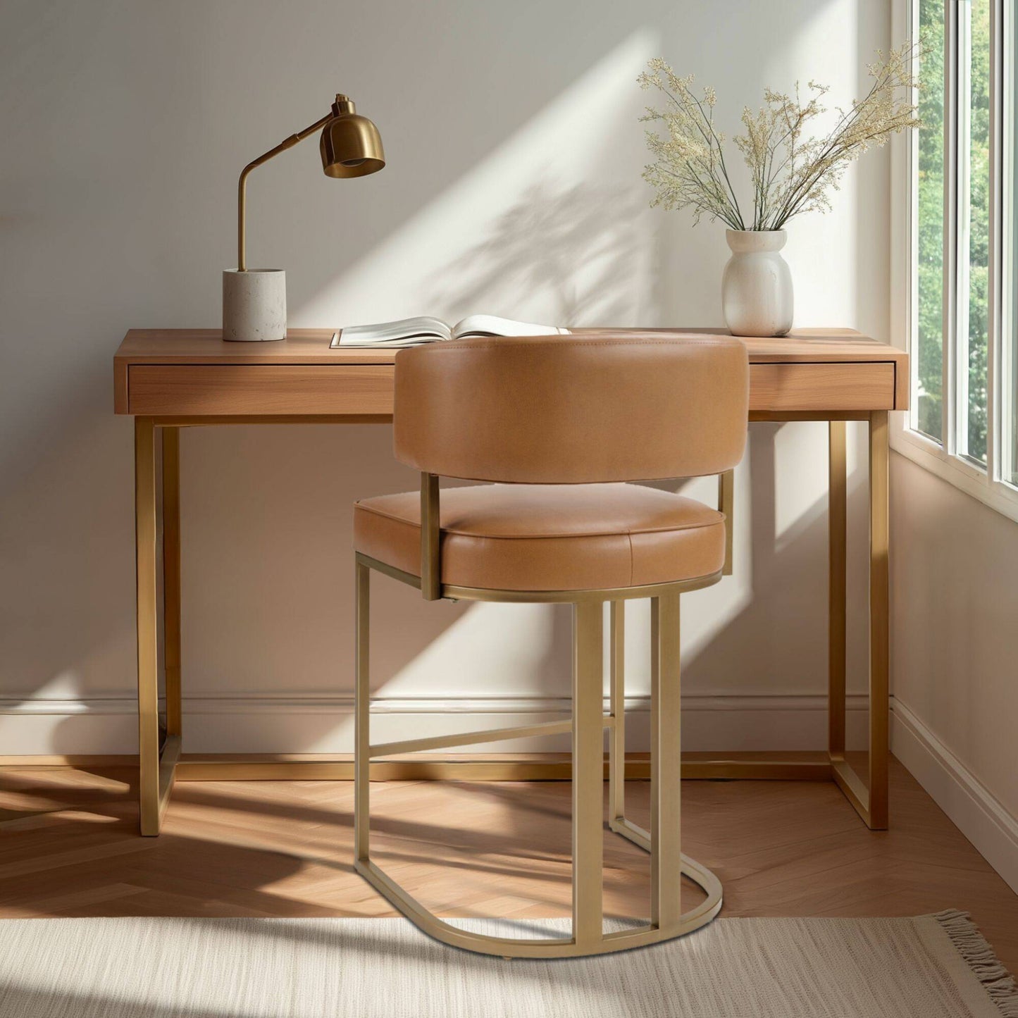 August Upholstered Counter Stool