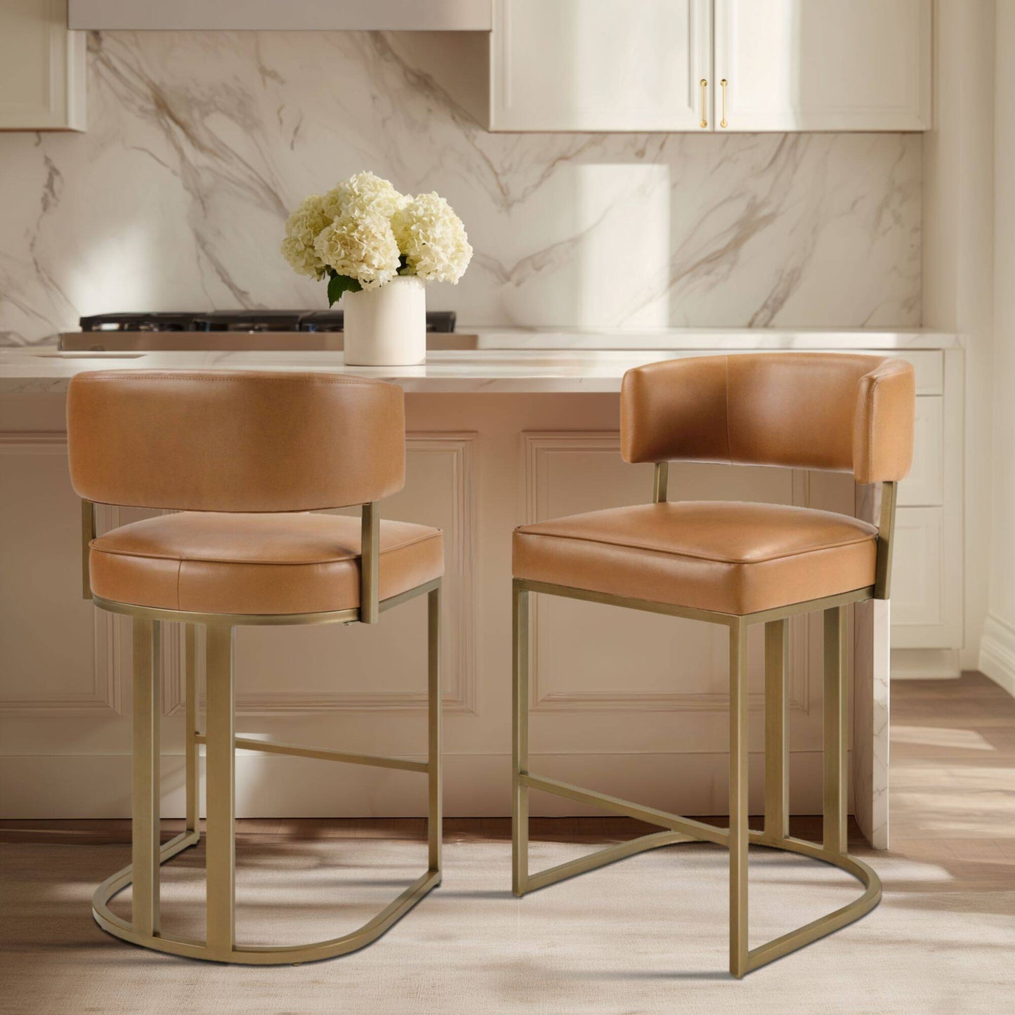 August Upholstered Counter Stool
