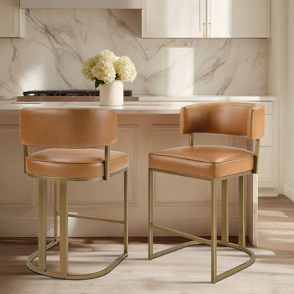 August Upholstered Counter Stool