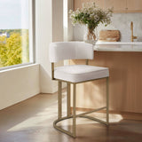 August Upholstered Counter Stool