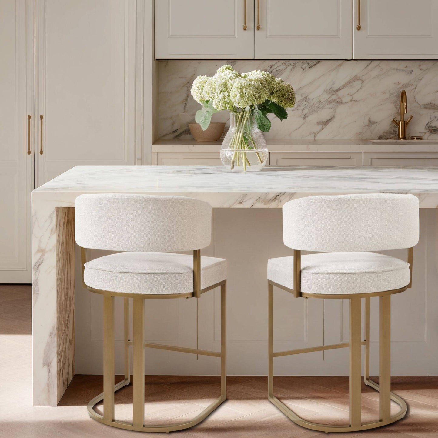 August Upholstered Counter Stool