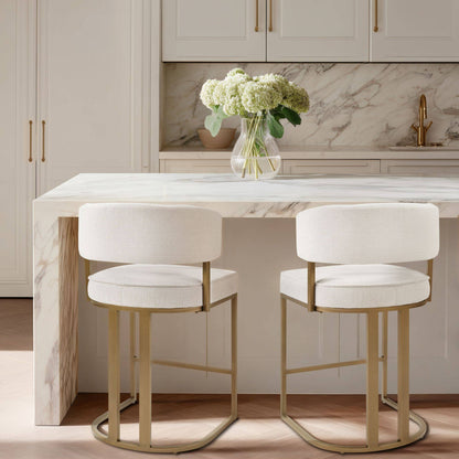 August Upholstered Counter Stool