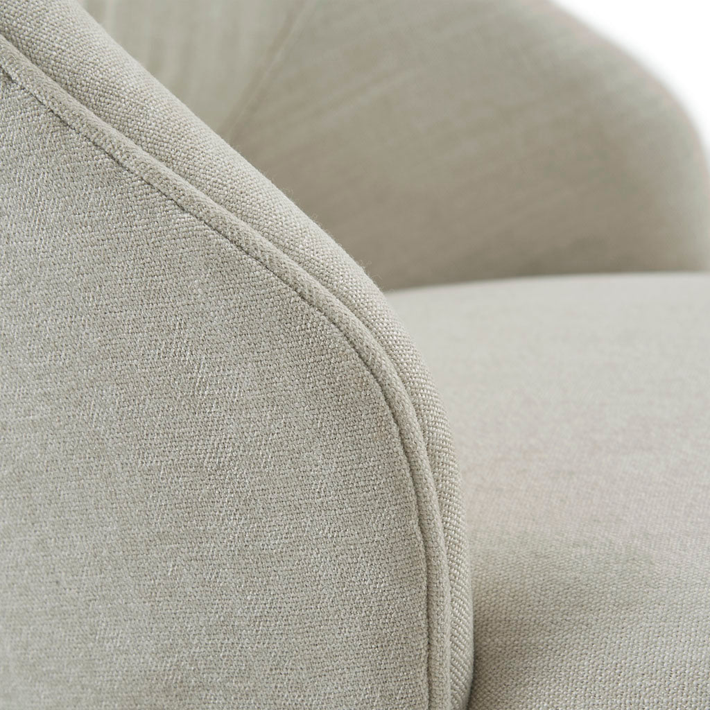 Jillian Upholstered Counter Stool with Cutout Back Design and Swivel Seat