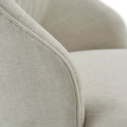 Jillian Upholstered Counter Stool with Cutout Back Design and Swivel Seat
