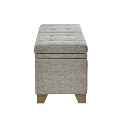 Ashcroft Dual Compartment Flip-Top Storage Bench