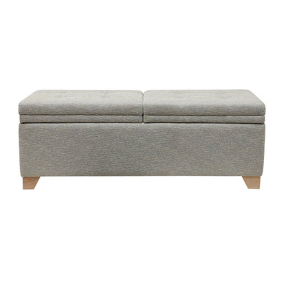 Ashcroft Dual Compartment Flip-Top Storage Bench