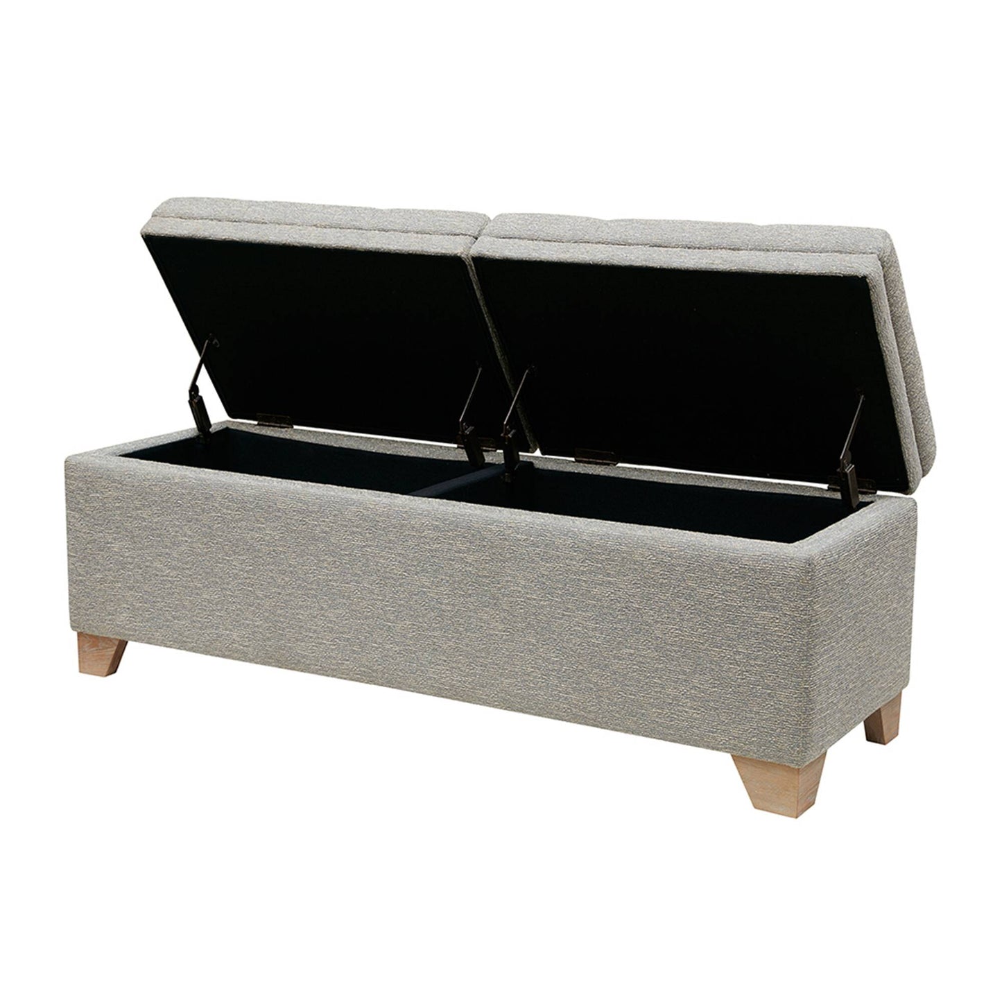 Ashcroft Dual Compartment Flip-Top Storage Bench