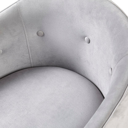 Sheraton Tufted Low Back Upholstered Arm Dining Chair Set of 2