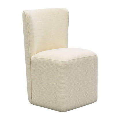 Vela Dining Chair with castors
