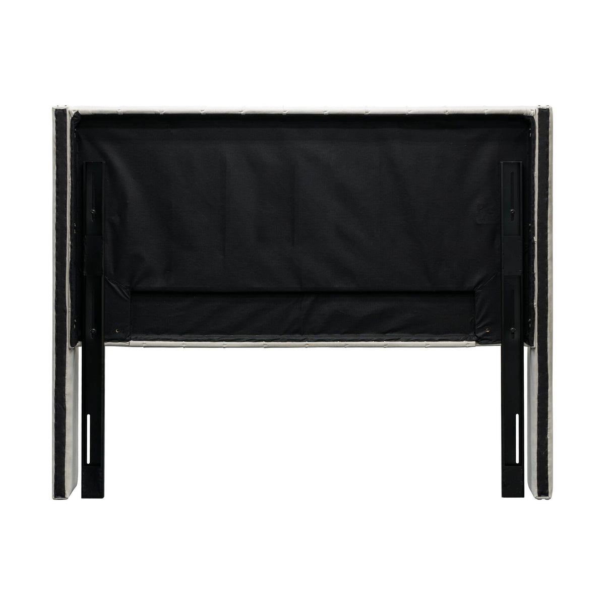 Amelia Upholstered Wingback Headboard with Button Tufting & Nailhead Trim