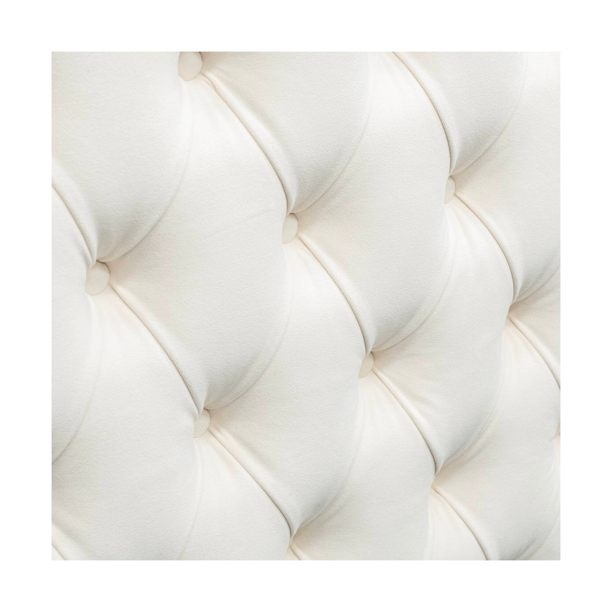Amelia Upholstered Wingback Headboard with Button Tufting & Nailhead Trim