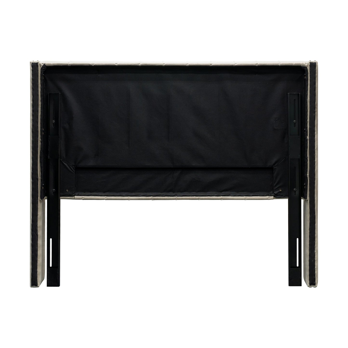 Amelia Upholstered Wingback Headboard with Button Tufting & Nailhead Trim
