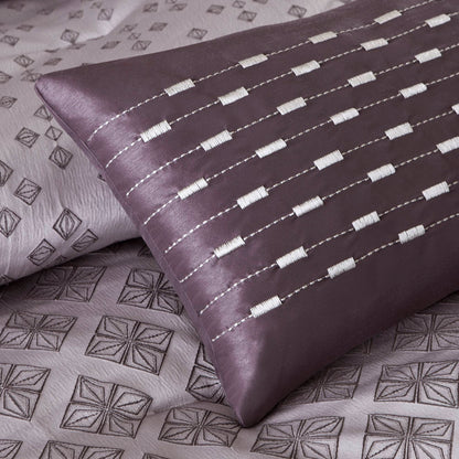 Biloxi 6 Piece Jaquard Duvet Cover Set
