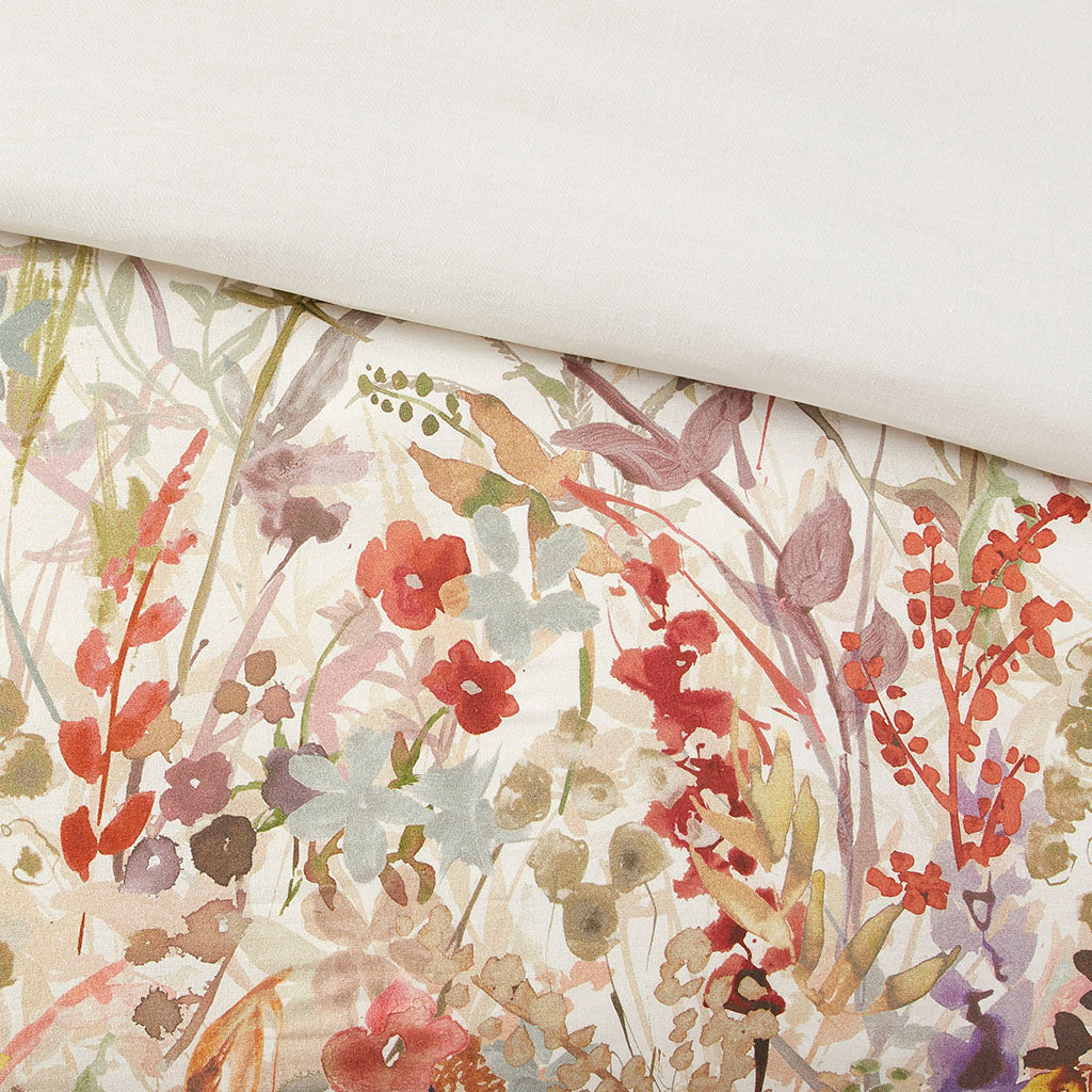 Mariana 3 Piece Cotton Printed  Duvet Cover Set