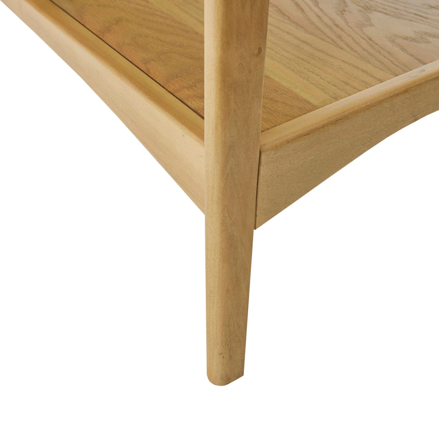 Parker Mid-century Coffee Table with Storage Shelf