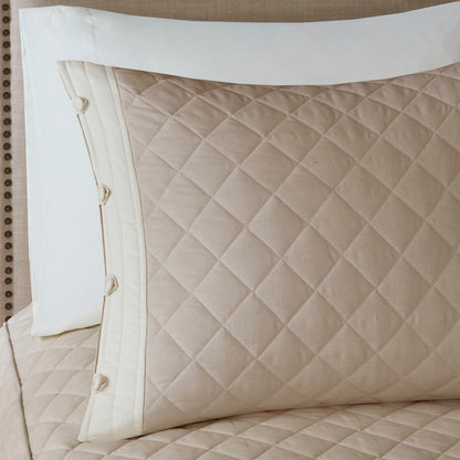 Breanna 4 Piece Cotton Reversible Tailored  Bedspread  Set