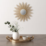 Fiore Sunburst Wall Decor Mirror 14.5"D