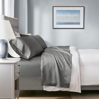 🎁 1000 Thread Count HeiQ Smart Temperature Cotton Blend 4-Piece Sheet Set (100% off)