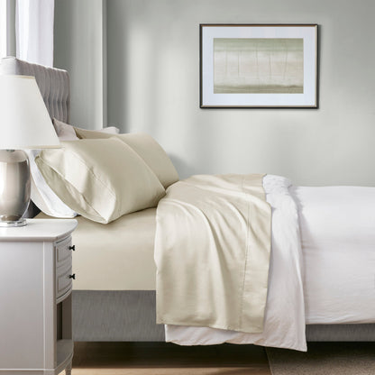 🎁 1000 Thread Count HeiQ Smart Temperature Cotton Blend 4-Piece Sheet Set (100% off)