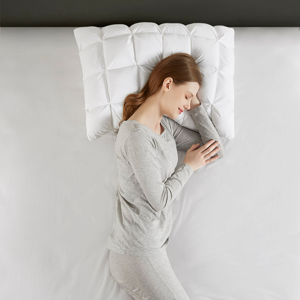Stay Puffed Overfilled Pillow Protector Single Piece