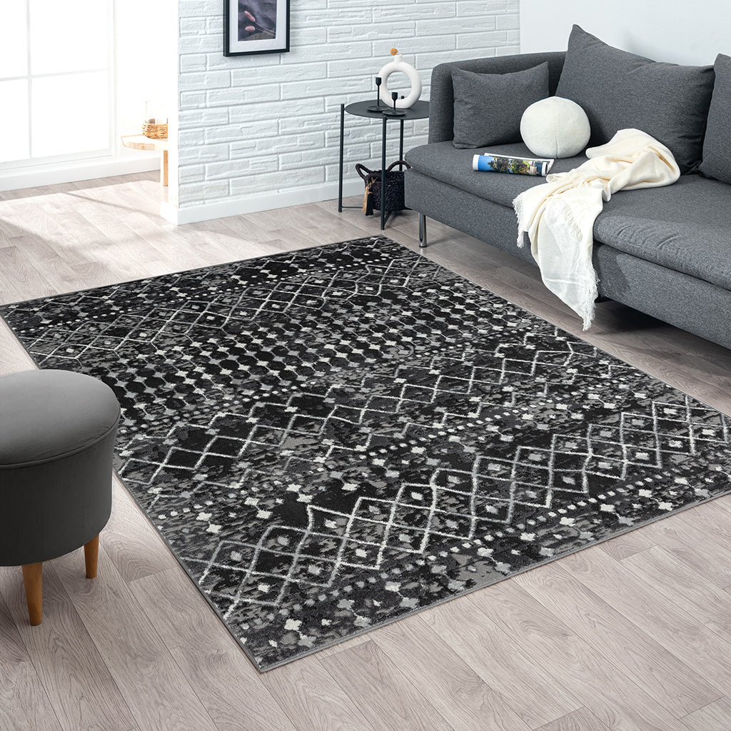Hannah Moroccan Global Woven Area Rug