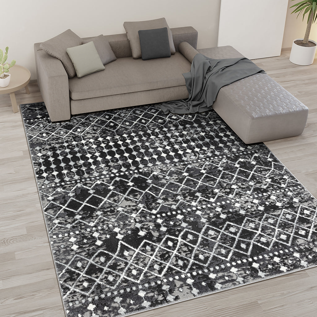 Hannah Moroccan Global Woven Area Rug