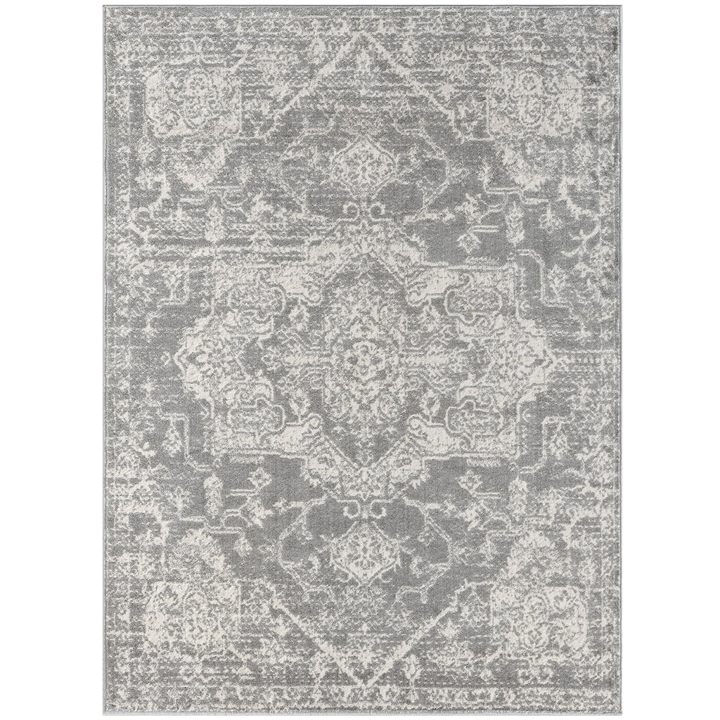 Asher Distressed Medallion Woven Area Rug