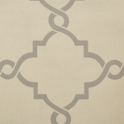 Saratoga Fretwork Print Patio Window Curtain