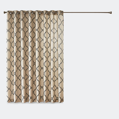 Saratoga Fretwork Print Patio Window Curtain