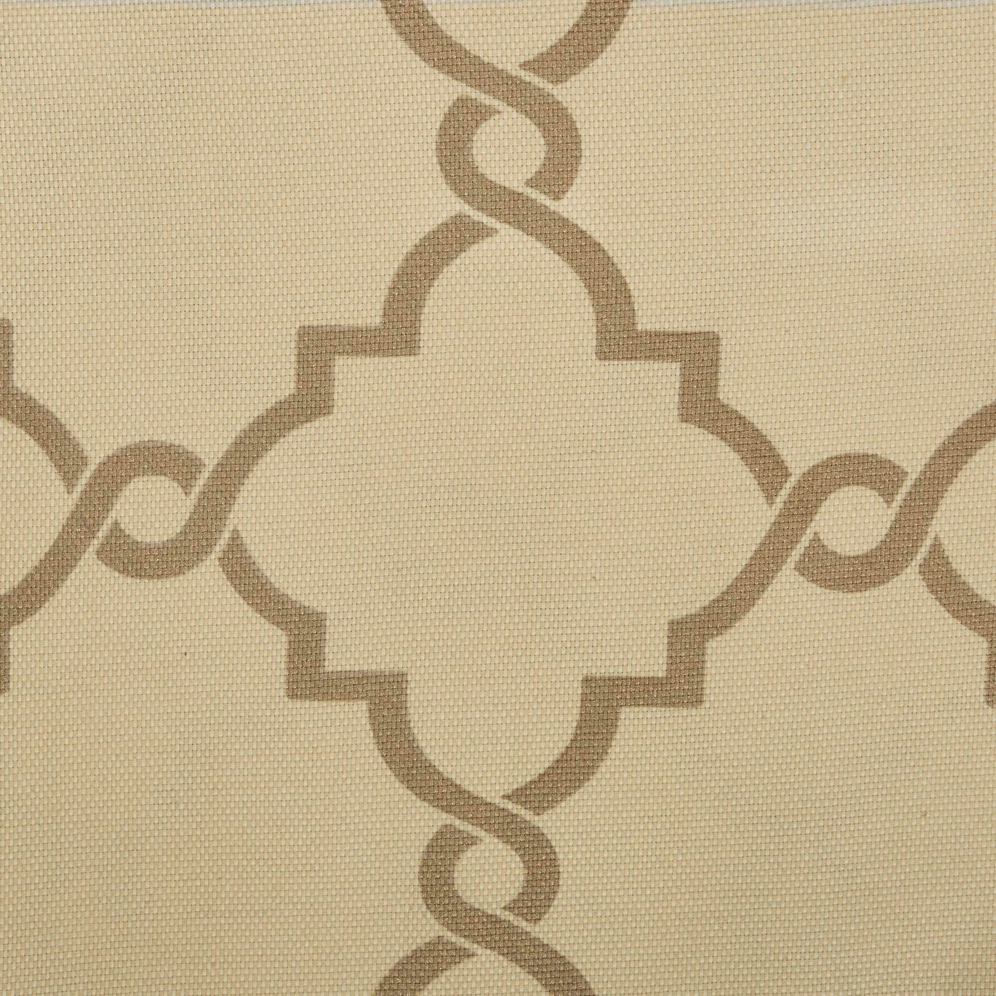 Saratoga Fretwork Print Grommet Top Window Curtain Panel