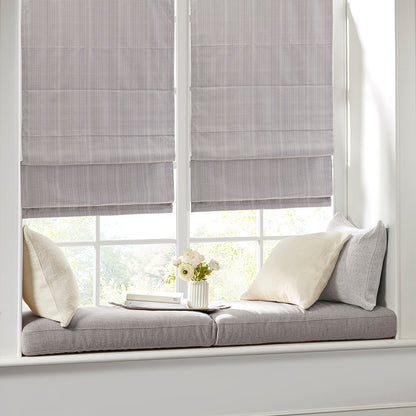 Galen Basketweave Room Darkening Cordless Roman Shade