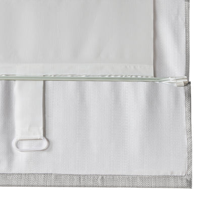 Galen Basketweave Room Darkening Cordless Roman Shade