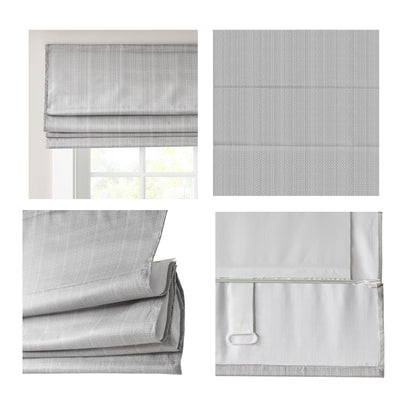 Galen Basketweave Room Darkening Cordless Roman Shade
