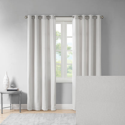 Englewood Solid Piece Dyed Grommet Top Curtain Panel