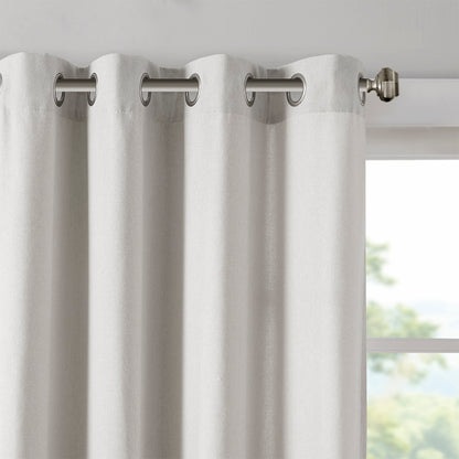 Englewood Solid Piece Dyed Grommet Top Curtain Panel