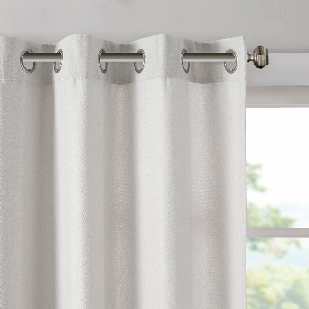 Englewood Solid Piece Dyed Grommet Top Curtain Panel