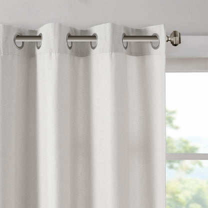 Englewood Solid Piece Dyed Grommet Top Curtain Panel