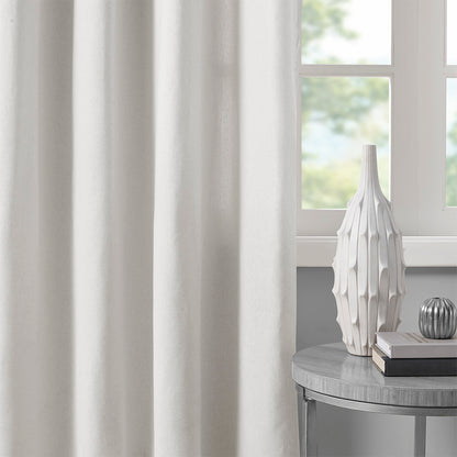 Englewood Solid Piece Dyed Grommet Top Curtain Panel