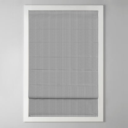 Galen Basketweave Total Blackout Roman Shade