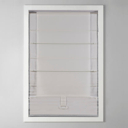 Galen Basketweave Total Blackout Roman Shade