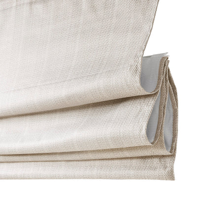 Galen Basketweave Total Blackout Roman Shade