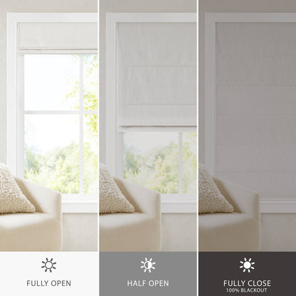 Quincy Total Blackout Cordless Roman Shade
