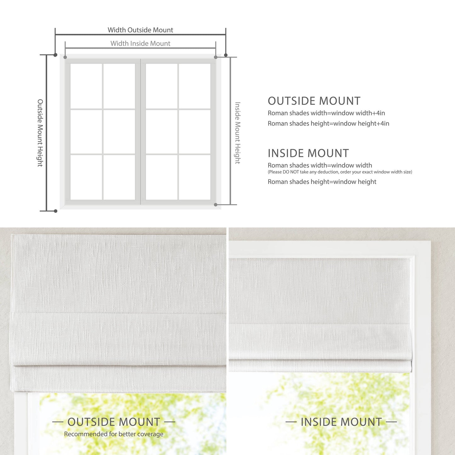 Quincy Total Blackout Cordless Roman Shade