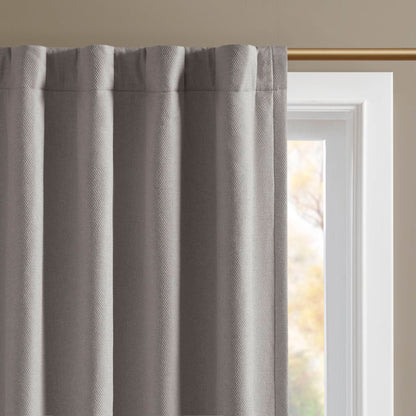 Karien Sound blocking/Total blackout curtain panel pair