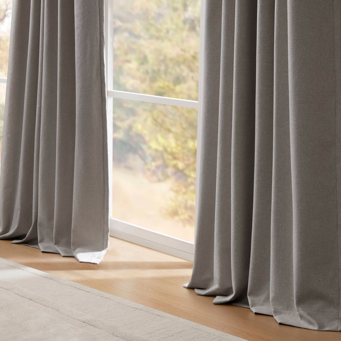 Karien Sound blocking/Total blackout curtain panel pair