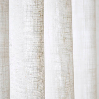 Emery 300gsm poly linen with 7 pinch pleat per pc